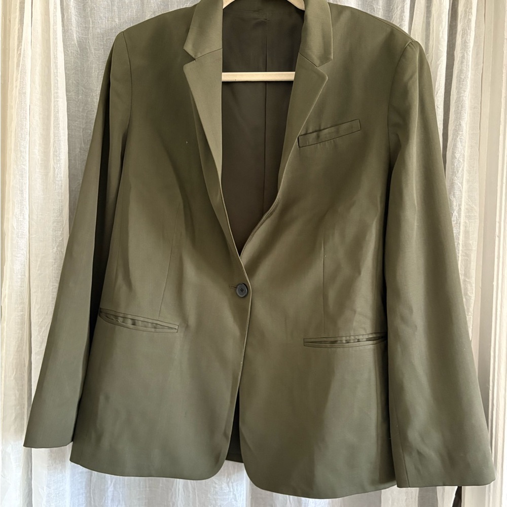 Everlane Classic Olive Blazer